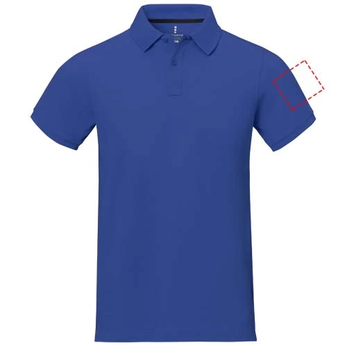 Polokošeľa Calgary - Elevate – modrá – tlačová plocha – Ľavý biceps