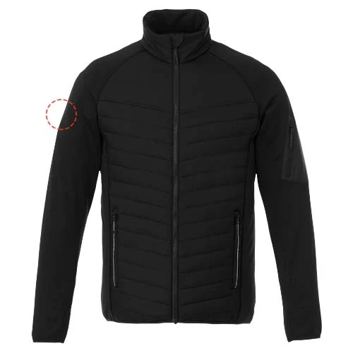 Zateplená bunda Banff - Elevate – černá – tlačová plocha – Pravý biceps