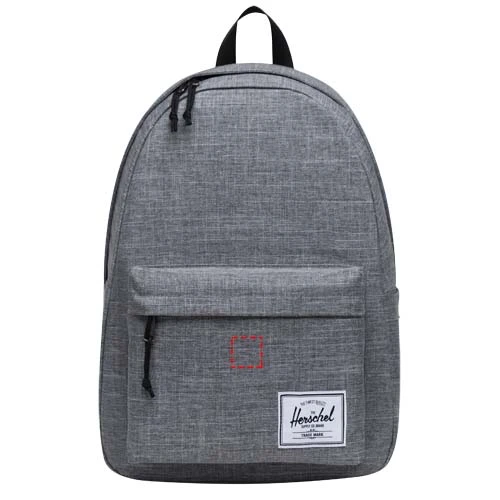 Herschel Classic™ batoh 16 l - Herschel – žíhaná šedá – tlačová plocha – Vpravo