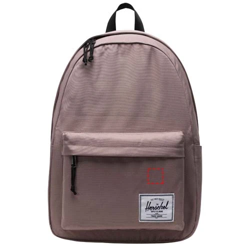 Herschel Classic™ batoh 16 l - Herschel – růžově zlatá – tlačová plocha – Vrecko