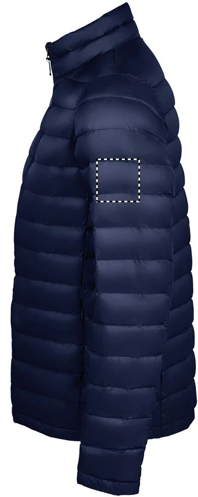 Wilson - pánska bunda 380T - Sol's – čierna – tlačová plocha – Ľavý rukáv