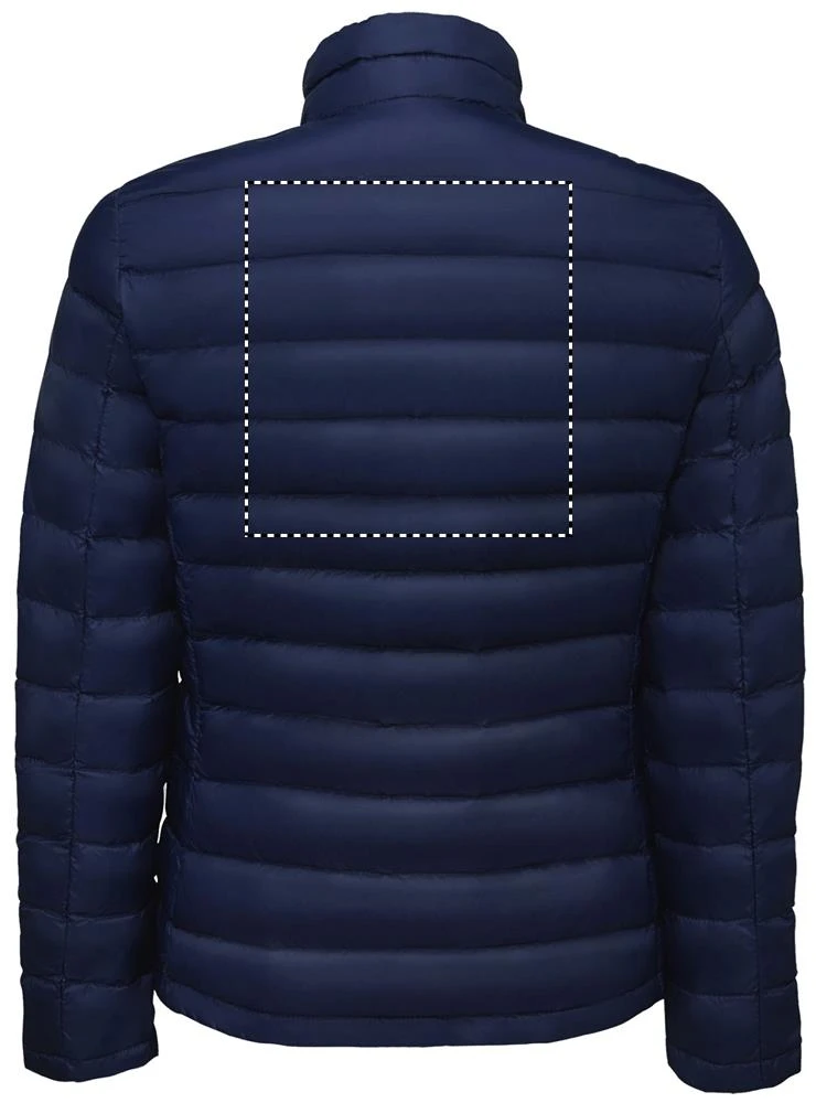 Wilson - dámska bunda 380T - Sol's – metal grey – tlačová plocha – Zadná strana