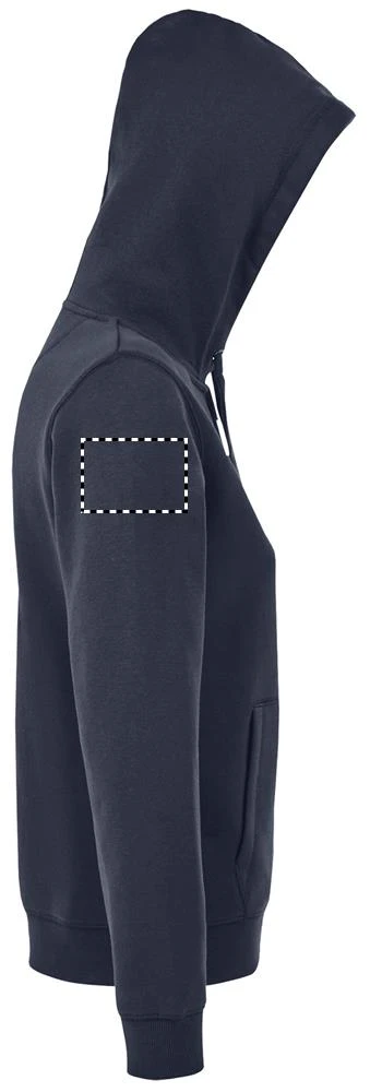 Spike hood - dámska 280g - Sol's – french navy – tlačová plocha – Pravý rukáv