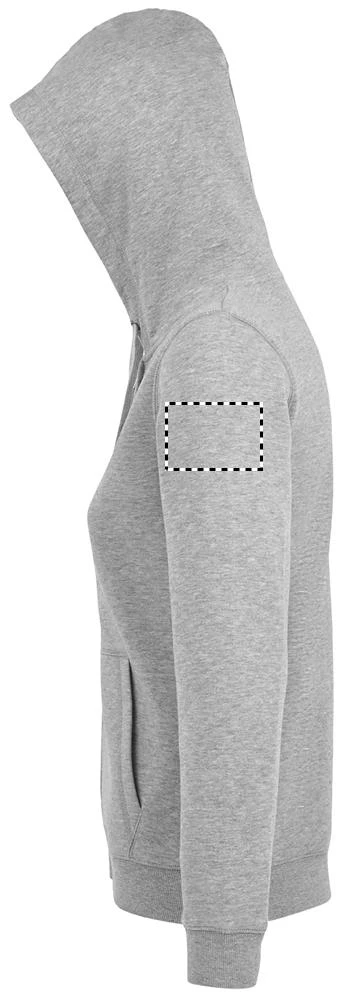 Spike hood - dámska 280g - Sol's – french navy – tlačová plocha – Ľavý rukáv