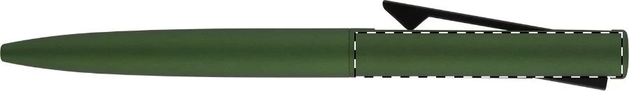 Ralupant guličkové pero – green – tlačová plocha – Pod klipom - pre praváka