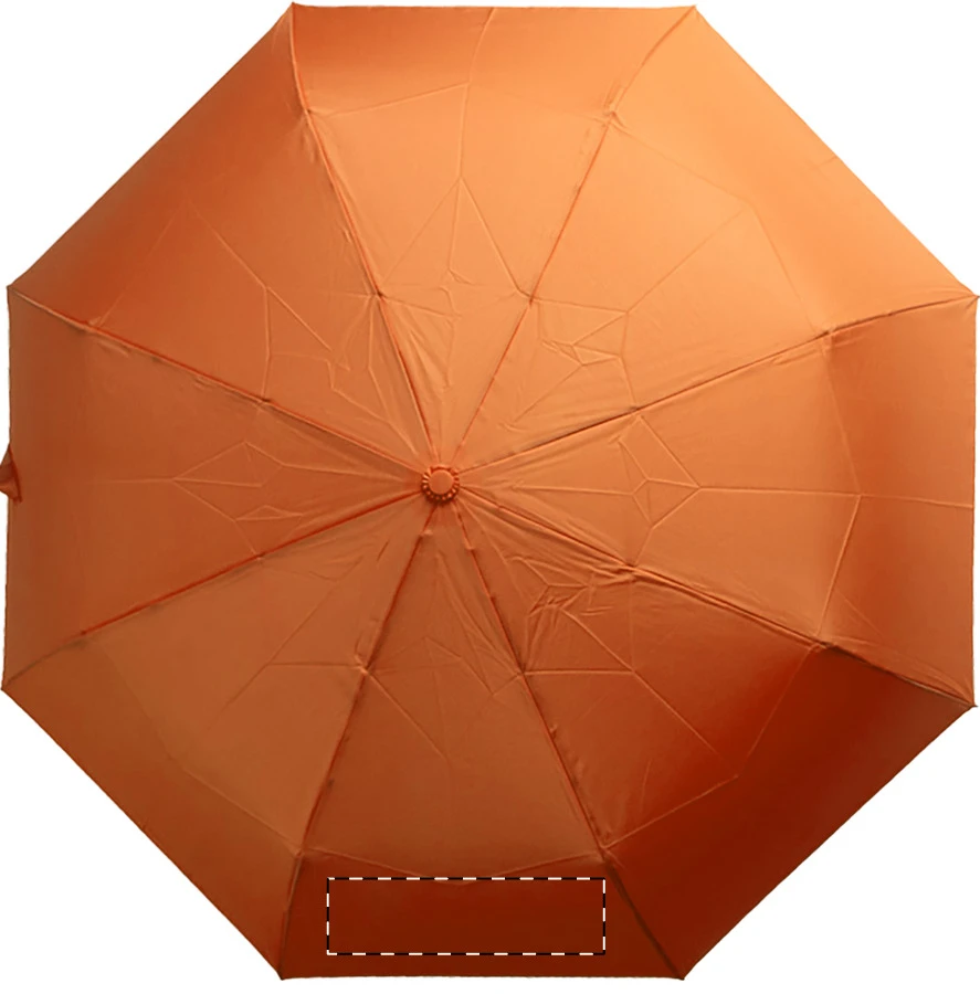Kasaboo RPET dáždnik – orange – tlačová plocha – Panel 3