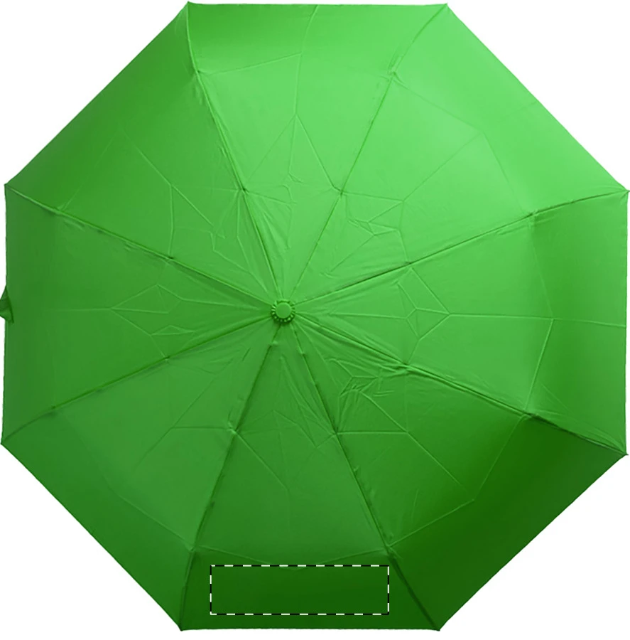 Kasaboo RPET dáždnik – green – tlačová plocha – Panel 3