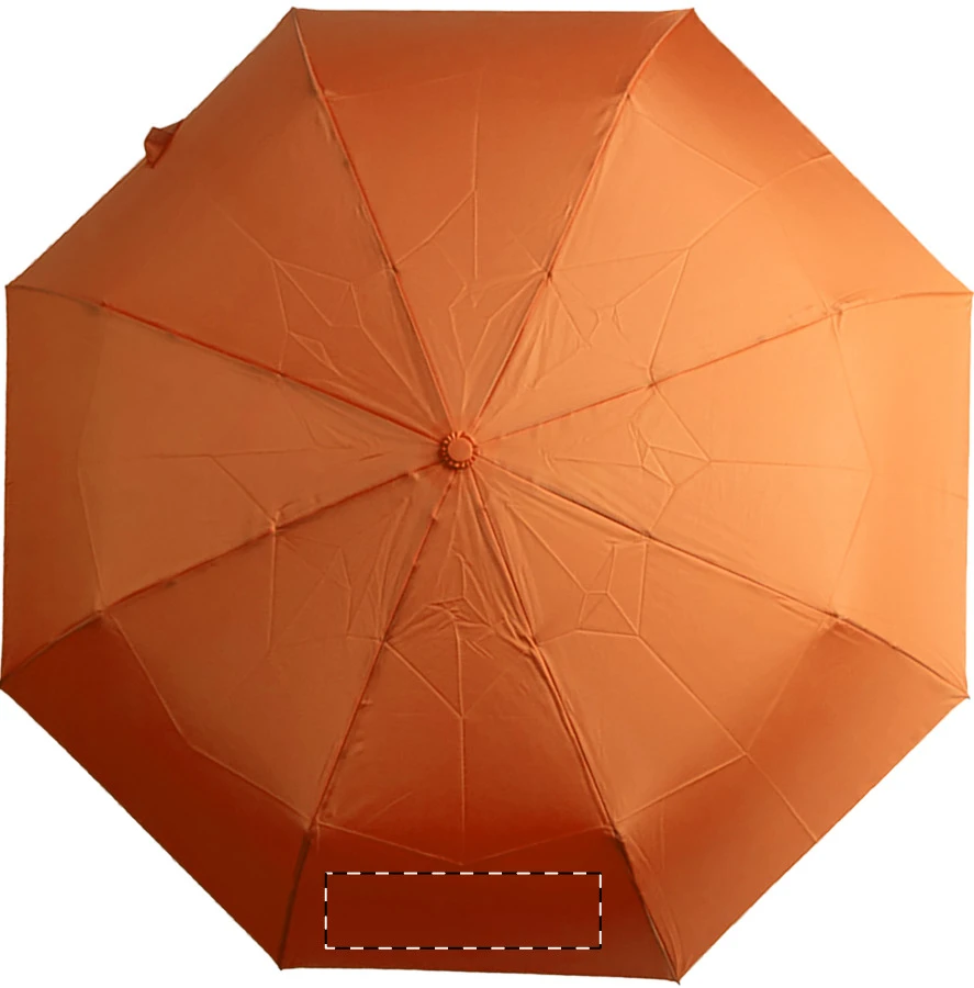 Kasaboo RPET dáždnik – orange – tlačová plocha – Panel 4