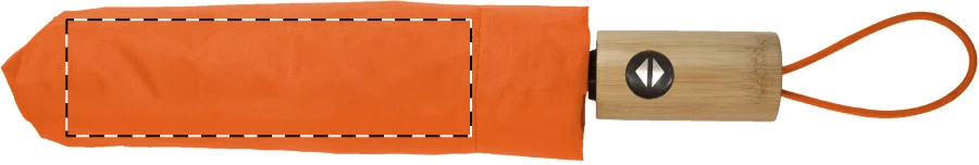 Kasaboo RPET dáždnik – orange – tlačová plocha – Puzdro/Vrecko