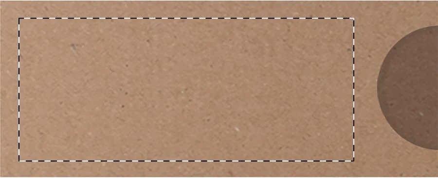Leonard bambusový hrebeň – natural – tlačová plocha – Predná strana puzdra