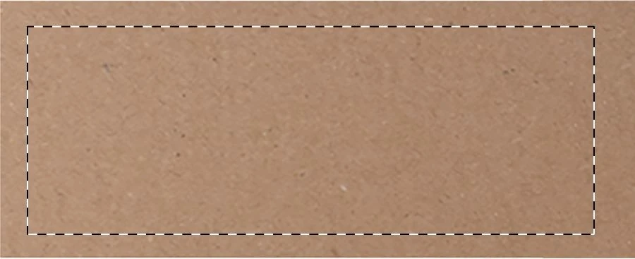 Leonard bambusový hrebeň – natural – tlačová plocha – Zadná strana puzdra