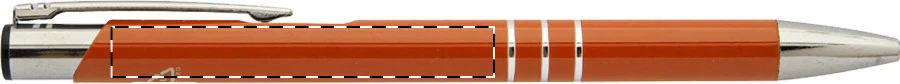 Rechannel guličkové pero – orange – tlačová plocha – Ľavák