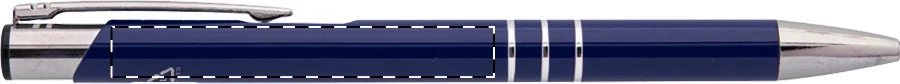 Rechannel guličkové pero – blue – tlačová plocha – Ľavák