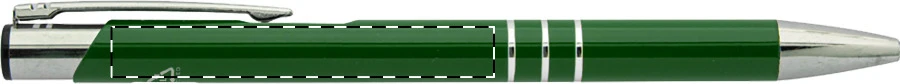Rechannel guličkové pero – green – tlačová plocha – Ľavák