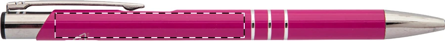 Rechannel guličkové pero – pink – tlačová plocha – Ľavák