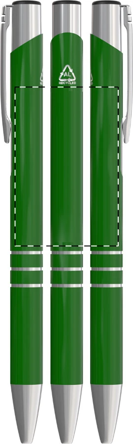 Rechannel guličkové pero – green – tlačová plocha – Obal