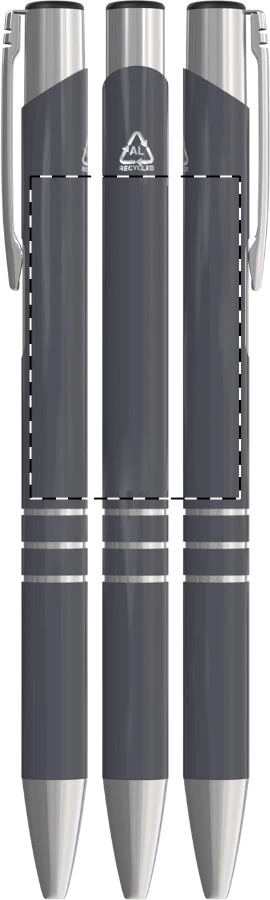 Rechannel guličkové pero – dark grey – tlačová plocha – Obal