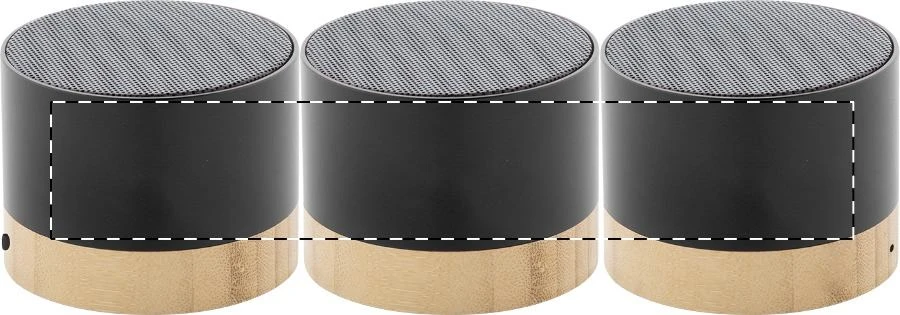 RalooBeat bezdrôtový reproduktor – čierna – tlačová plocha – Obal