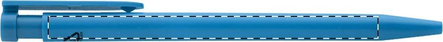 Raguar RABS guličkové pero – light blue – tlačová plocha – Na telo - pre ľaváka