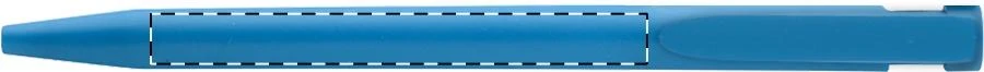 Raguar RABS guličkové pero – light blue – tlačová plocha – Na telo v línii s klipom
