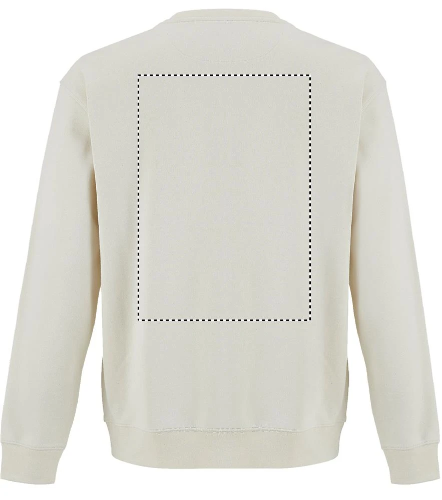 COLUMBIA UNISEX MIKINA - Sol's – tlačová plocha – Zadná strana
