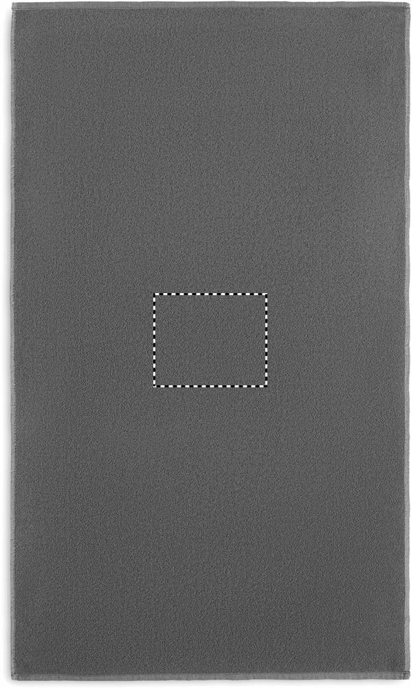 Uterák SEAQUAL® – šedá – tlačová plocha – CENTER