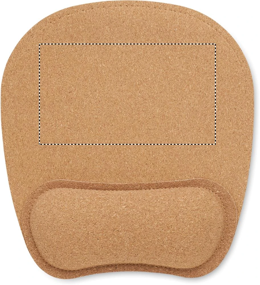 Ergonomická podložka pod myš – béžová – tlačová plocha – UPPER