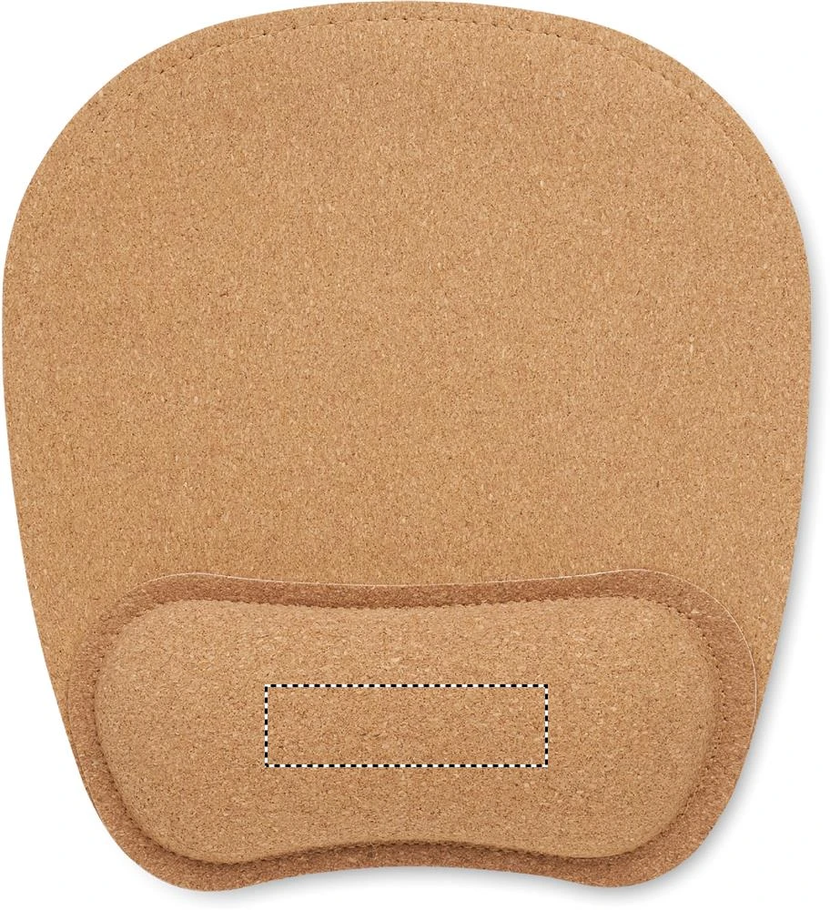 Ergonomická podložka pod myš – béžová – tlačová plocha – WRIST SUPPORT