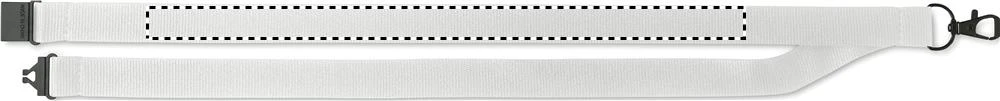 Šnúrka na telefón – bílá – tlačová plocha – STRAP(S) FRONT