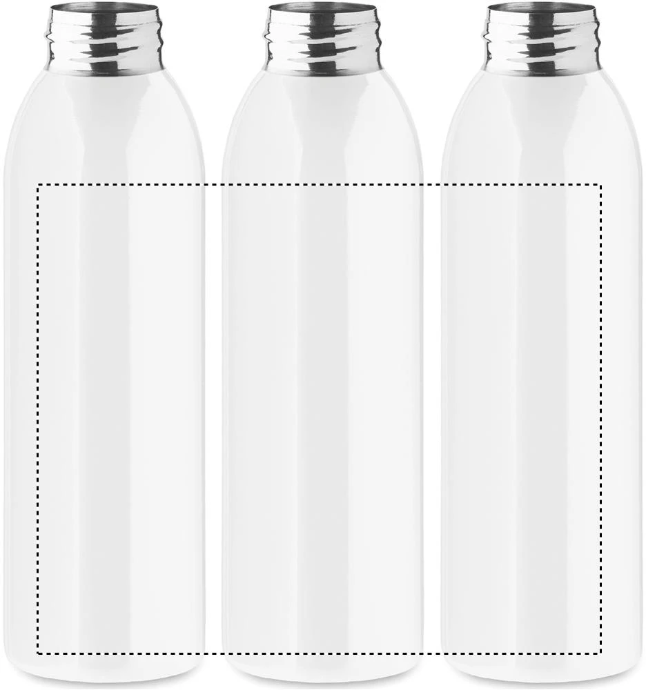 Nerezová fľaša 650 ml – bílá – tlačová plocha – Sublimácia