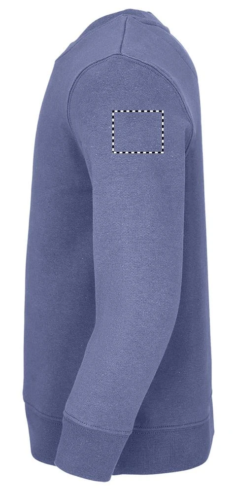 COLUMBIA KIDS mikina - Sol's – blue – tlačová plocha – Ľavý rukáv