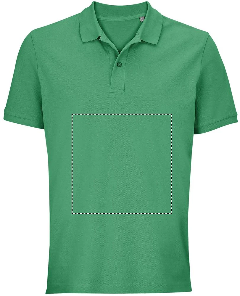 PEGASE Polo Organic - Sol's – french navy – tlačová plocha – Predná strana