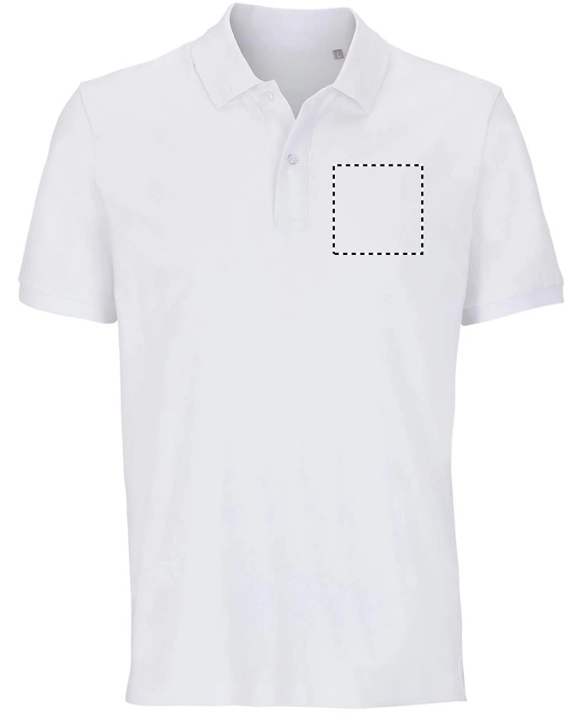 PEGASE Polo Organic - Sol's – french navy – tlačová plocha – Hruď