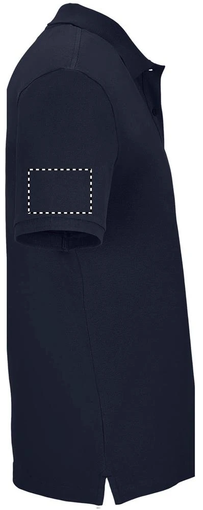 PEGASE Polo Organic - Sol's – french navy – tlačová plocha – Pravý rukáv