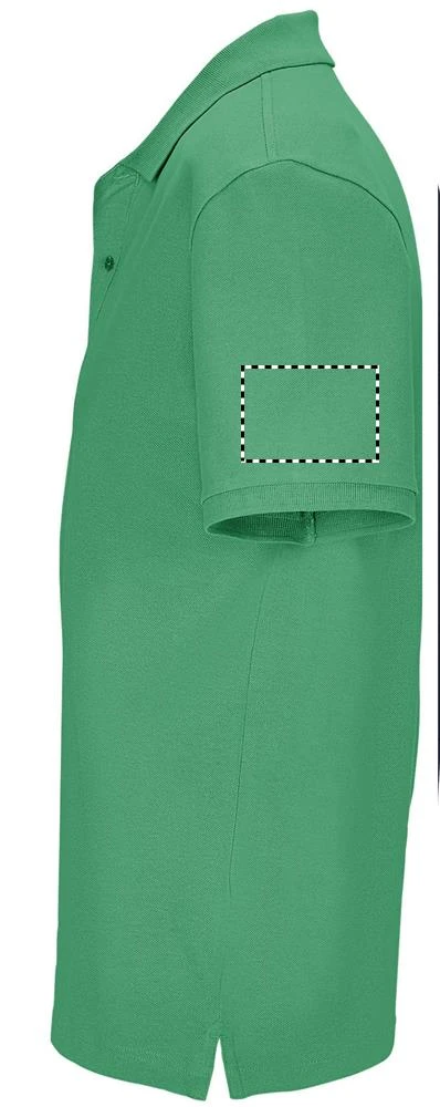 PEGASE Polo Organic - Sol's – french navy – tlačová plocha – Ľavý rukáv