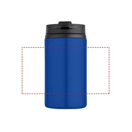Mojave 300ml nerezový hrnček s tepelnou izoláciou z RCS certifikovaného recyklovaného materiálu – kráľovská modrá – tlačová plocha – Po obvode