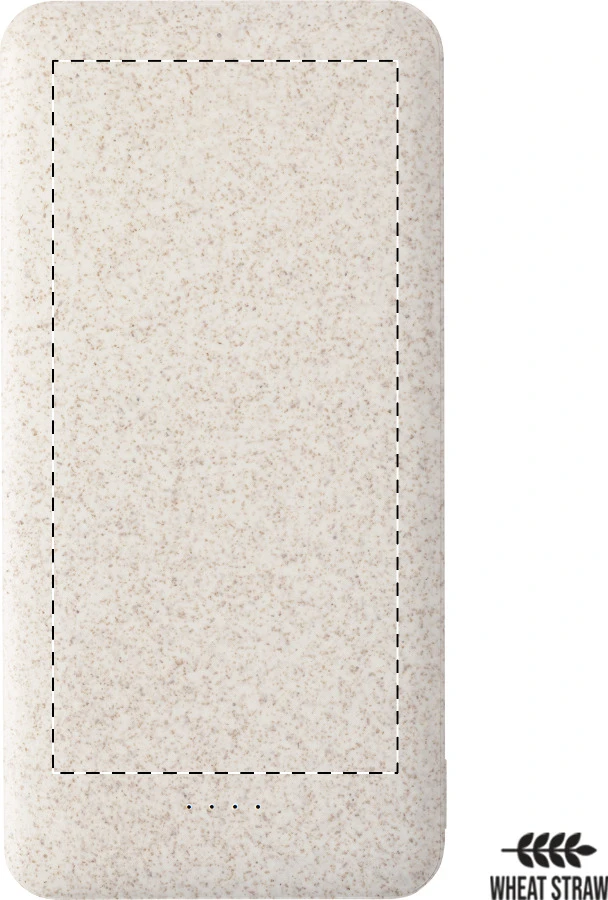 Durum XL power banka – natural – tlačová plocha – Vrchná časť