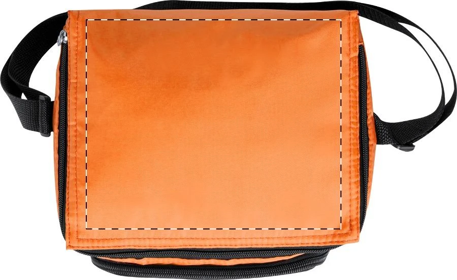 Kiatak chladiaca taška – orange – tlačová plocha – Vrchná časť