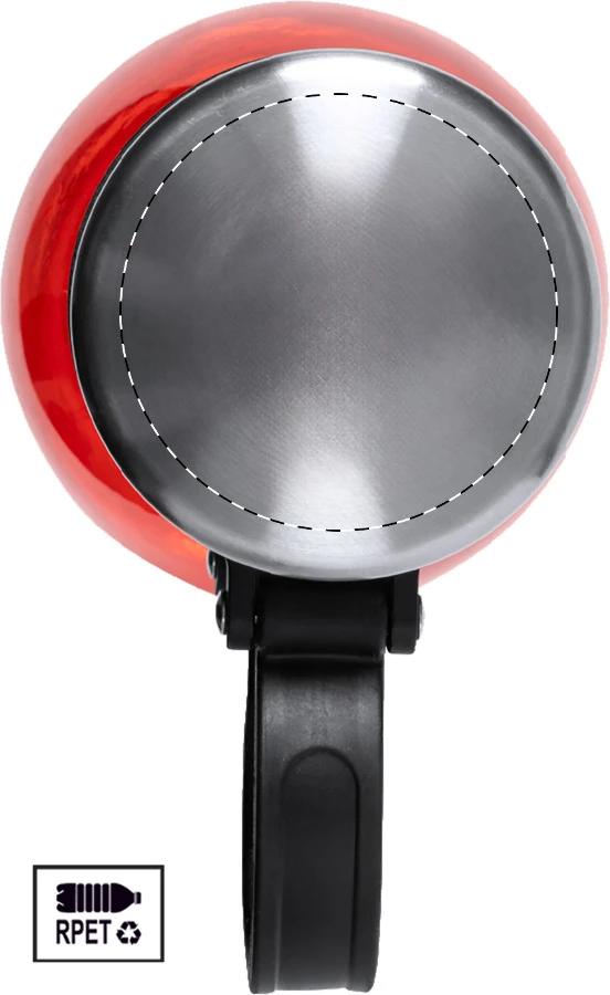 Kumba RPET flaša – red – tlačová plocha – Čiapka
