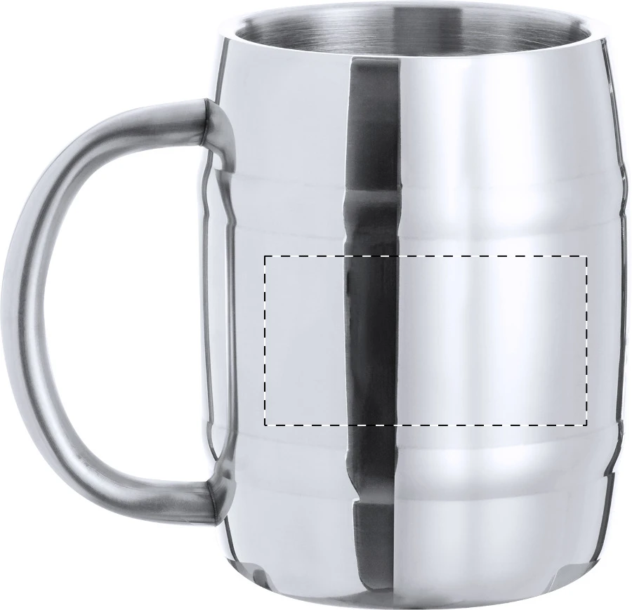 Julep hrnček na koktail – silver – tlačová plocha – Ľavák