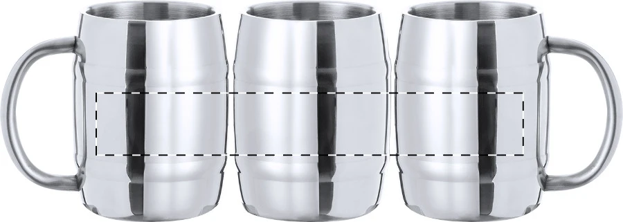 Julep hrnček na koktail – silver – tlačová plocha – Obal