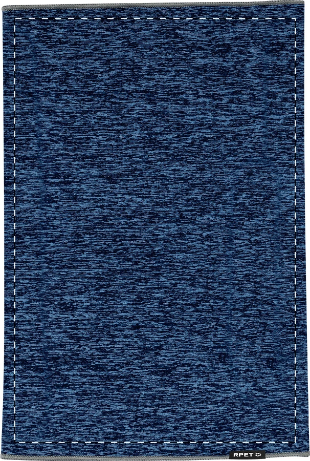 Mellax RPET multifunkčná šatka – dark blue – tlačová plocha – Predná strana