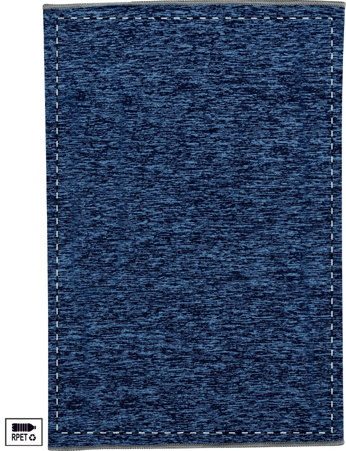 Mellax RPET multifunkčná šatka – dark blue – tlačová plocha – Zadná strana