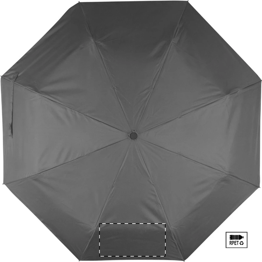 Onsu RPET dáždnik – grey – tlačová plocha – Panel 3