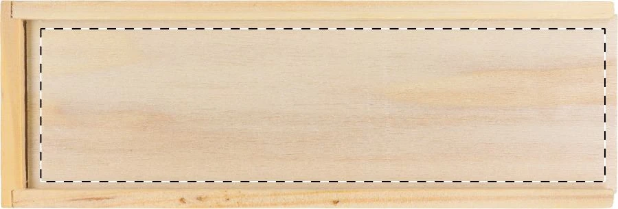Lombok domino, zvieratá – natural – tlačová plocha – Vrchná časť