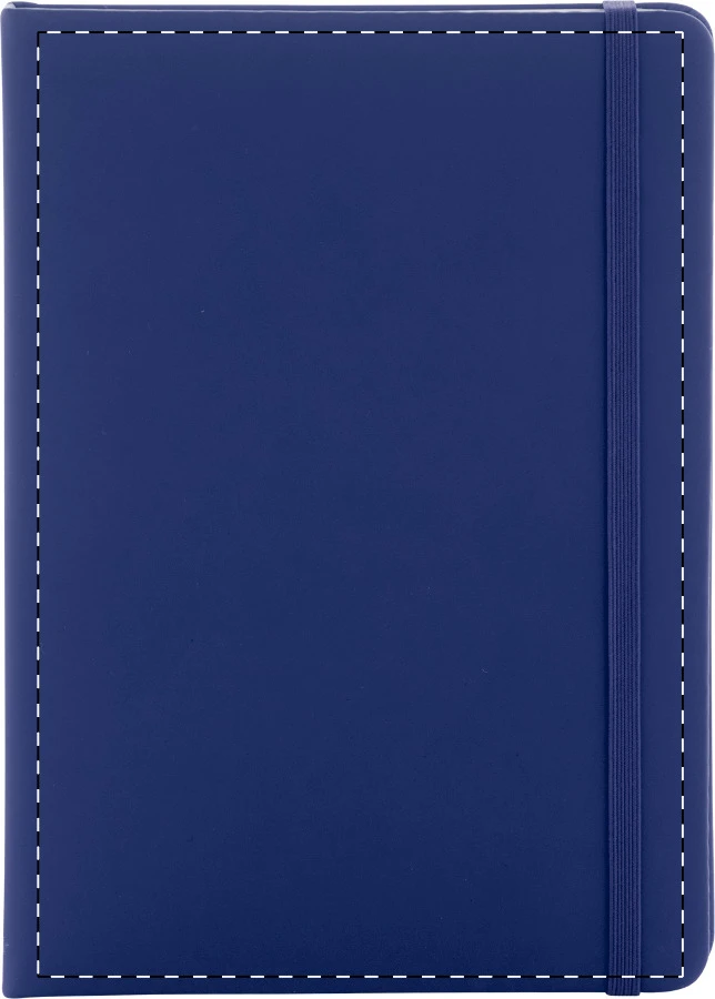 Repuk Blank A5 RPU blok – dark blue – tlačová plocha – Predná strana