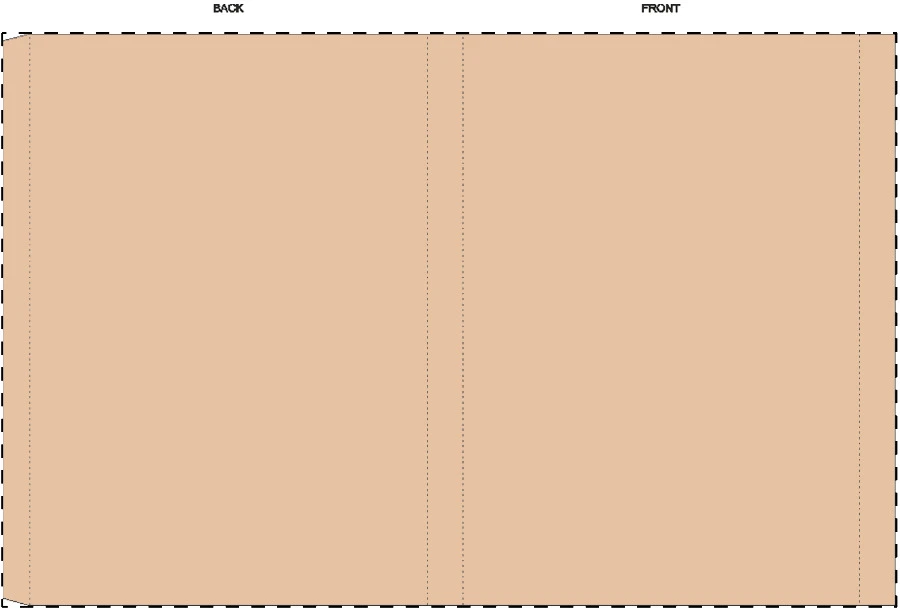 Repuk Blank A5 RPU blok – burgundy – tlačová plocha – Vlastný kraft papierový pásik