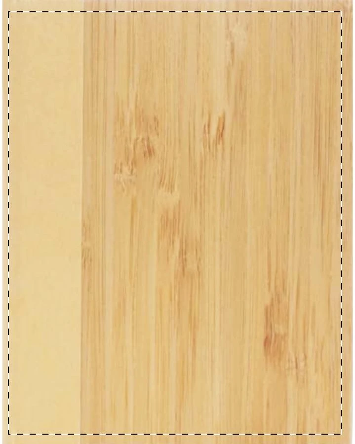 Yixing samolepiaci blok – natural – tlačová plocha – Predná strana