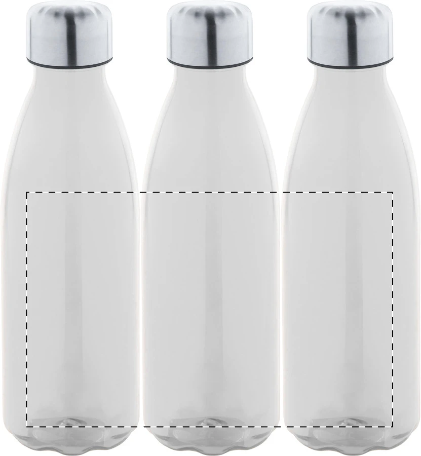 Colba RPET flaša – white – tlačová plocha – Obal