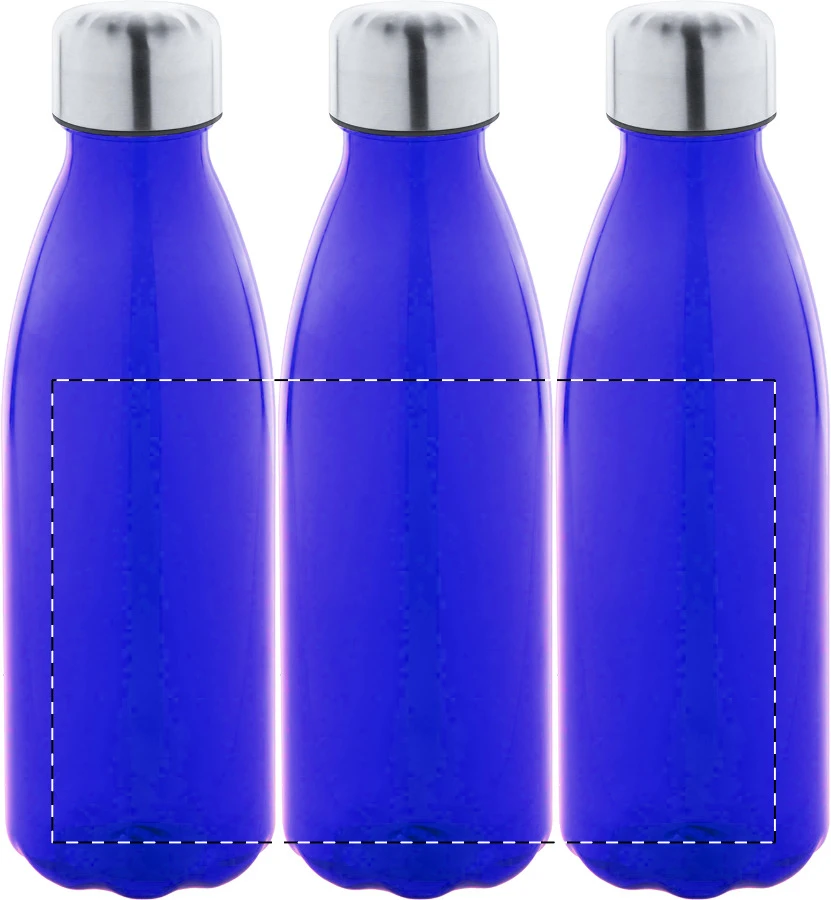 Colba RPET flaša – blue – tlačová plocha – Obal